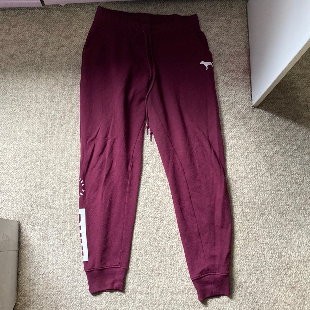 PINK by VS maroon joggers
